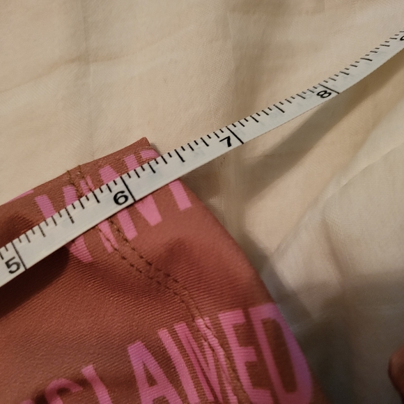 ASOS Reclaimed Vintage Set Button Down Tie Mini Skirt A Line Pink Mauve - Picture 9 of 12